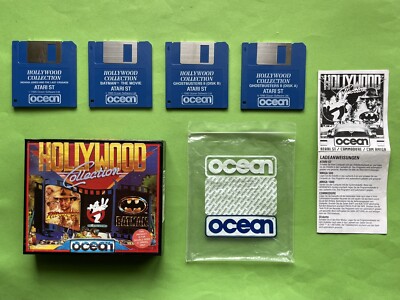 GHOSTBUSTERS 2 Indiana Jones 3 BATMAN 1 Atari ST Game Box C64 Amiga OVP Disk 80