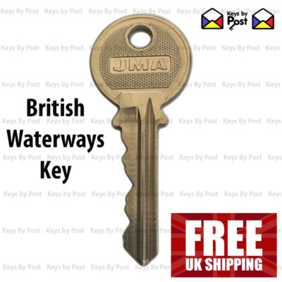 BRITISH WATERWAYS FACILITY KEY CRT Canal and River trust Key FreePost!