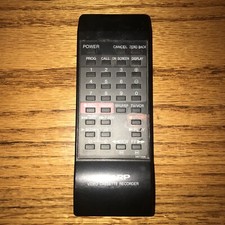 Genuine Sharp Video Cassette Recorder Remote Control
