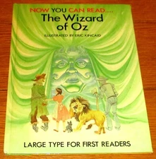 1987  The Wizard of Oz Large Type For First Readers  H/C  England  Brimax Books