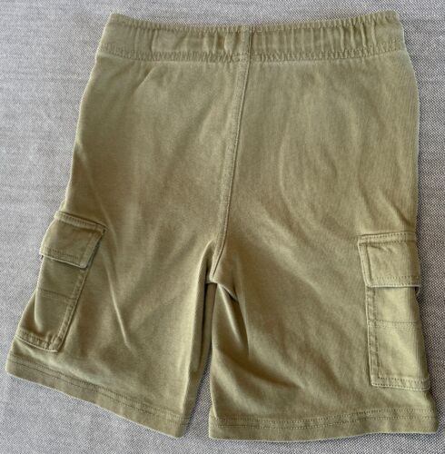 2012 GYMBOREE BOYS Summer Stock Up Pull-On Cargo Pocket Knit Shorts 6 Yrs Olive - Picture 3 of 4