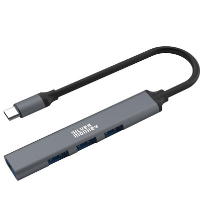 SILVER MONKEY USB-C - 1x USB 3.0 + 3x USB 2.0 Docking Station Universal USB Hub