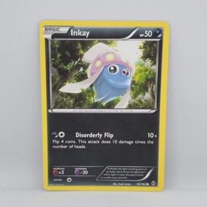 Pokemon Inkay 93/162 BREAKthrough Common Basic Darkness TCG Card