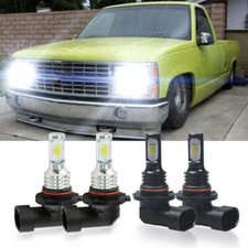 For Chevy Silverado 1994 1995 1996 1997 1998 Led Combo Headlight Kit Bulb 6000k