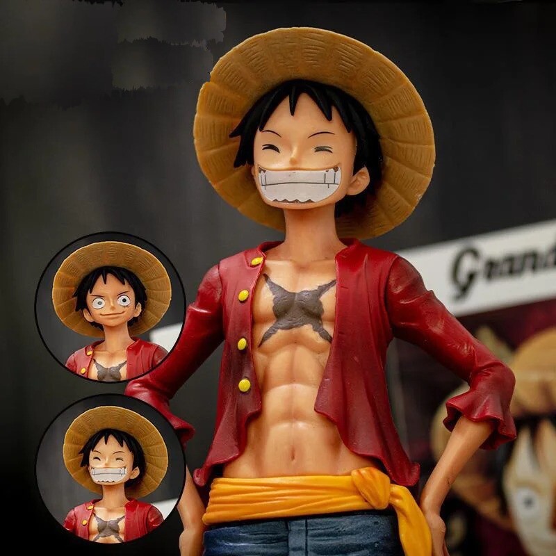 Figurine manga One Piece Luffy de 27cm pour décoration de vitrine