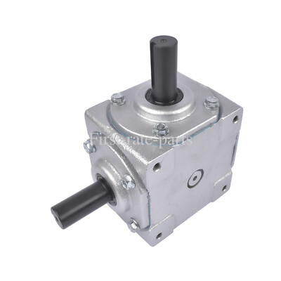 Bevel Gearbox 90°Right Angle Gear Bevel Gearbox Speed Reducer 1:1 Shaft CW/CW