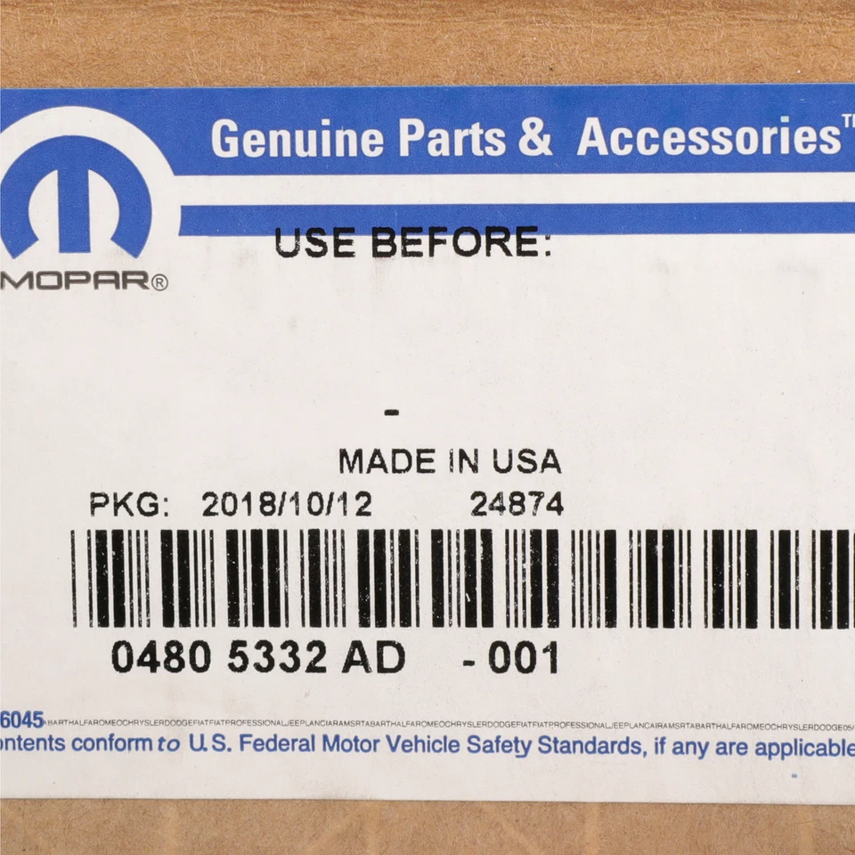 Espejo retrovisor Jeep Dodge Chrysler 1998-2020 (enviar Vin #) OEM MOPAR 4805332AD Foto 3 de 3