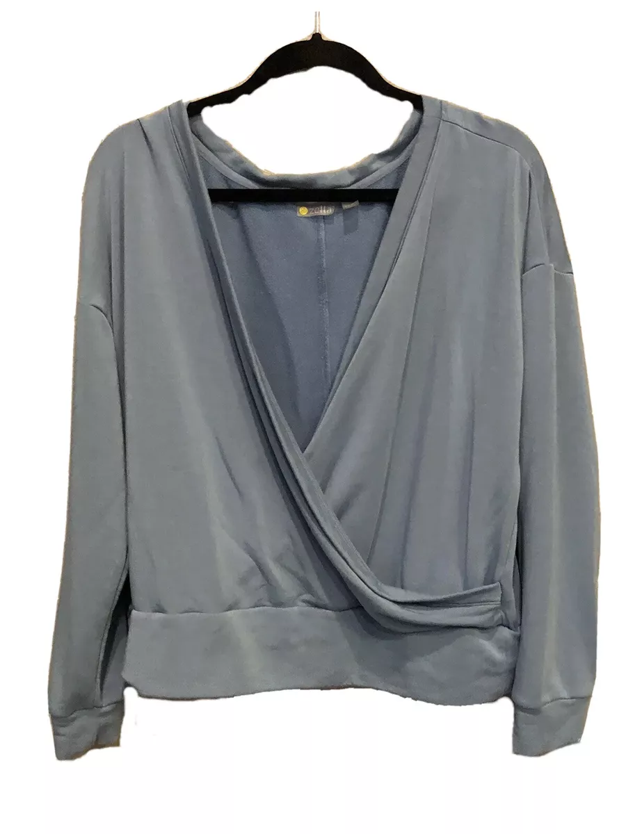 Criss cross outlet front sweatshirt