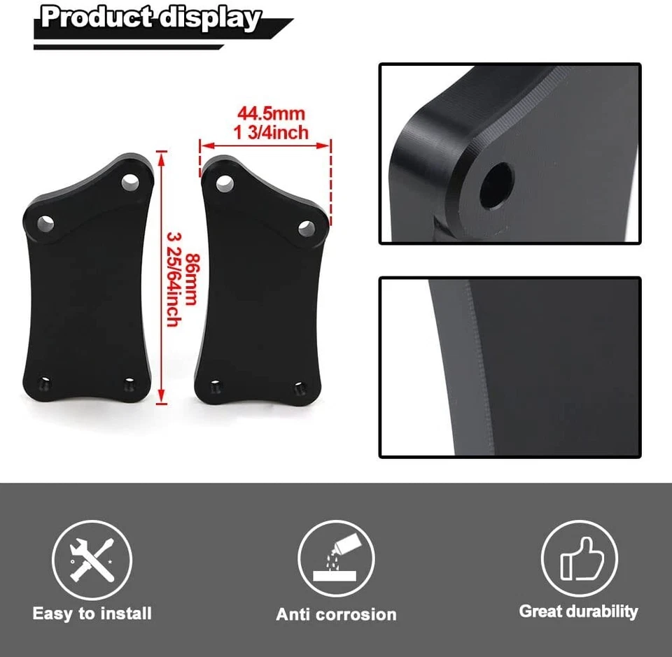 Elevador de parabrisas apto para parabrisas KAWASAKI KLR650 2022-2024 KLR650 KLR 650 Foto 3 de 4