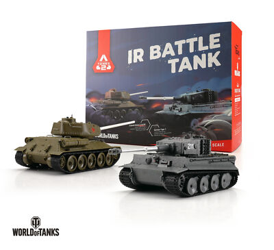World of Tanks 1/30 RC Tiger I + T-34/85 IR