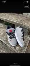Scarpe Ragazzo Skate DC Shoes Serial Graffik Boy Grigio Black Blue Schuhe