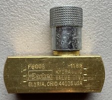PARKER F600B FLOW CONTROL BRASS VALVE 8 GPM 3/8-18 NEW