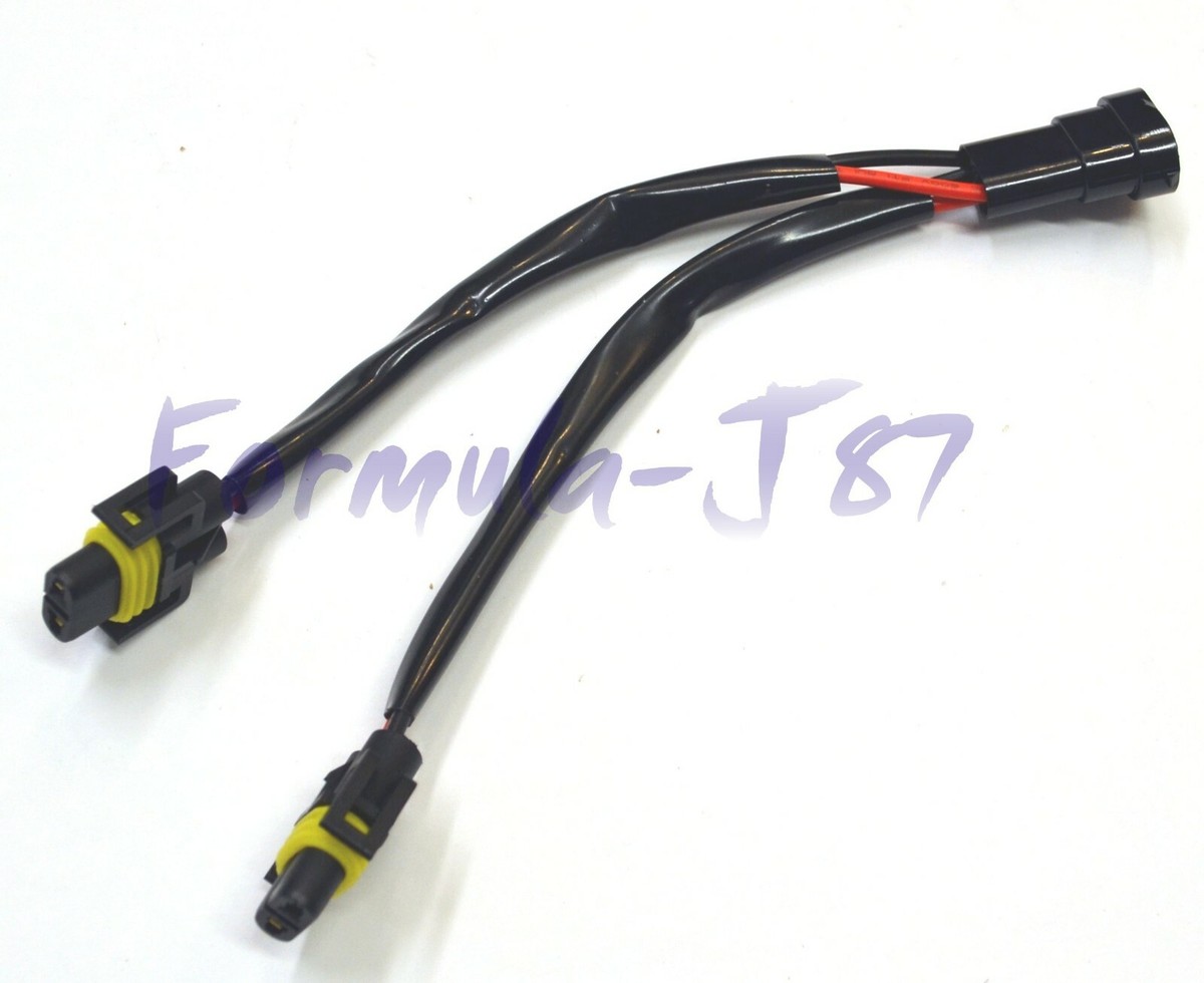 Extension Wire P C H11 Two Harness Fog Light Bulb Replacement Female Connector E - Foto 2