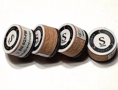 KAMUI BROWN SOFT ORIGINAL CLEAR POOL CUE TIP S HARDNESS BRAND NEW FREE SHIPPING