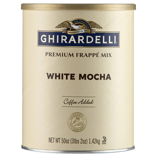 Ghirardelli 3,12 lb. Frappe Mix (selecciona sabor a continuación) chocolate, mocha, vainilla