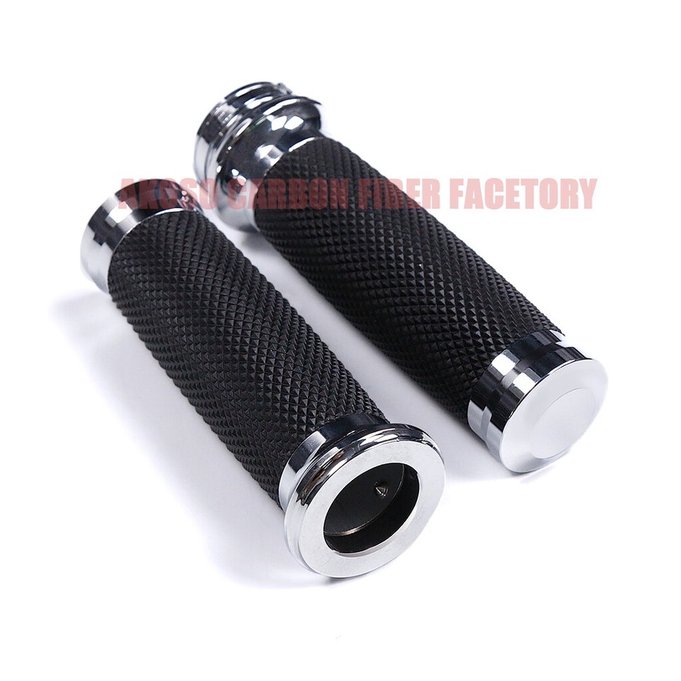 Motorcycle Parts Custom 1 Handle Bar Hand Grips Chrome