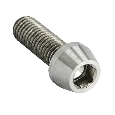 Titan M8x25 Schraube DIN912 Konisch Rot Innensechskant Ti