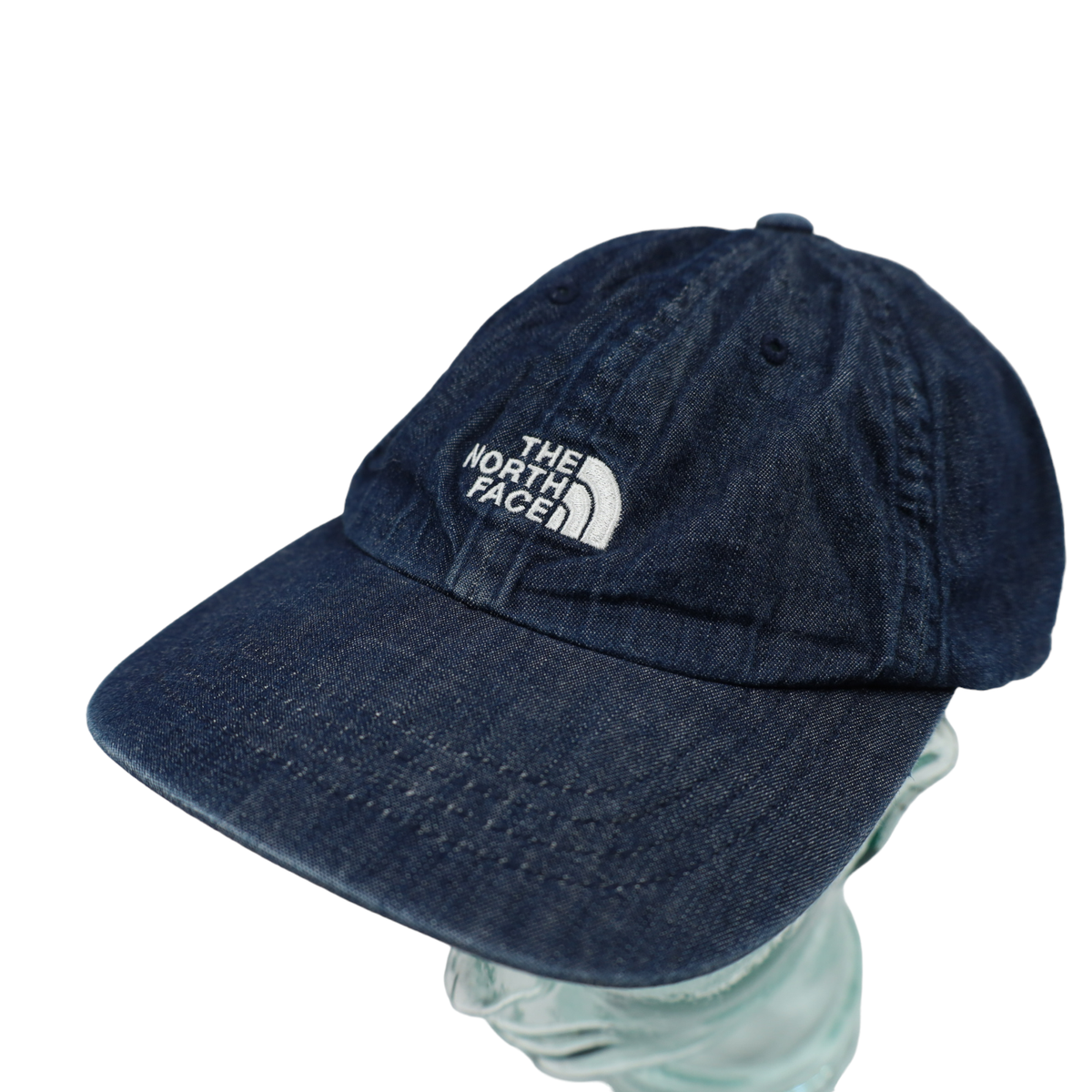 The North Face Denim Logo Cap Hat Blue | eBay