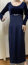 Scott McClintock Velvet Bodice Long Blue Dress/Gown S6 Vintage
