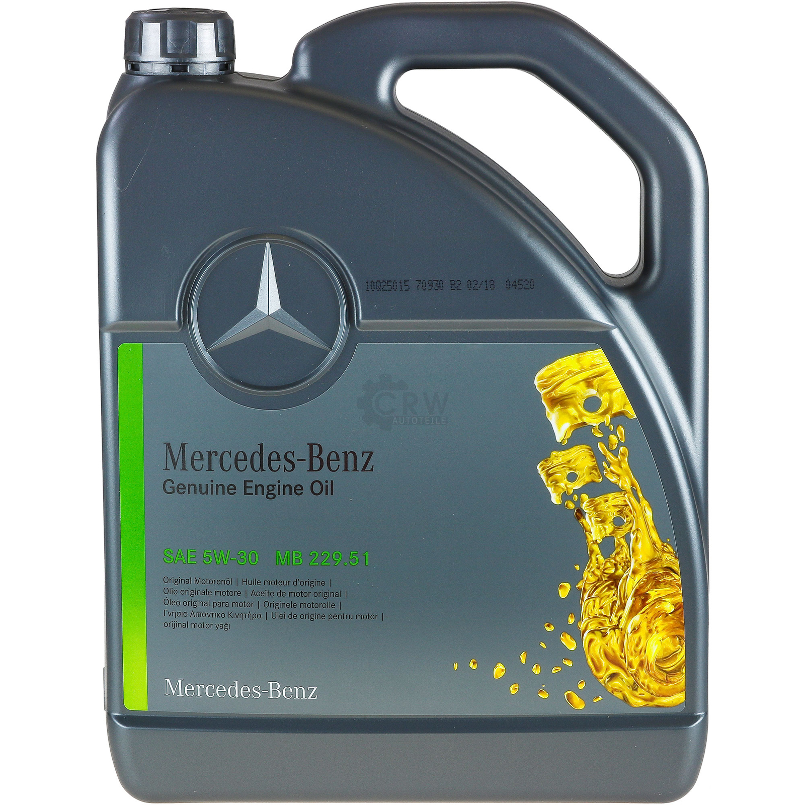 Kit De Cambio De Aceite Mercedes 7L 5W-30 MB 229.51 + Filtro Hirscher 2701800109 – Incluye Aceite Y Filtro