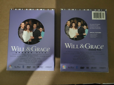 Will Grace - Season 5 (DVD, 2006, 4-Disc Set) Pre Owned