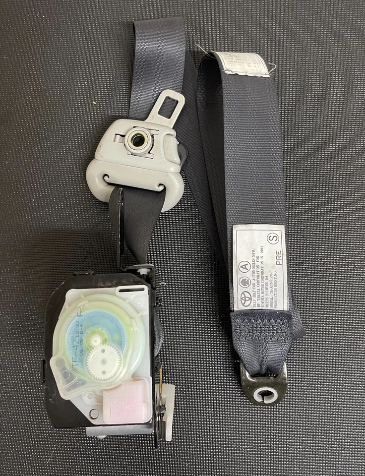 01 02 03 04 05 Toyota Echo 4DR dianteiro DIREITO PASSAGEIRO cinto de segurança lateral fabricante de equipamento original - Imagem 4 de 4