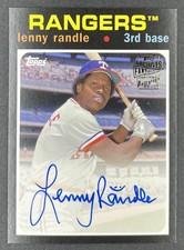 2017 Topps Archives Fan Favorites - Lenny Randle Autograph 1971 #FFA-LR