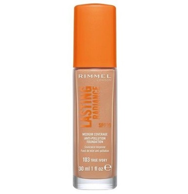 Rimmel Lasting Radiance Foundation 103 True Ivory BRAND NEW.  1 Fl oz. US Seller