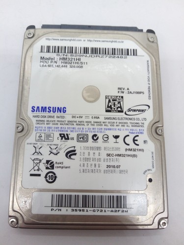 SAMSUNG **HM321HI** 320 GB *** SATA HDD Notebook 2,5 Zoll #NFP1920