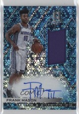 2017 Spectra Rookie Jersey Neon Blue Prizm 38/99 Frank Mason III #131 Auto 0f7h