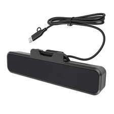 Detachable Mic USB PC Speaker Clear Voice Volume Control For Gaming VBLN