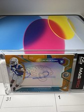 CJ Henderson Panini Elements Future Neon Signs Orange Rookie Auto /149 #FS-CJ