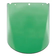 Msa Safety 10115845 Faceshield Visor, Green Visor, 9 1/4 In Height, Anti-Fog ;