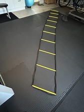 Morgan Speed 4m Agility Ladder With Round Adjustable Rings + Two 1.5 metre lad