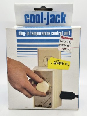 New IVY Cool-Jack Plug-in Temperature Control US Outlet NOS AC Fan Etc