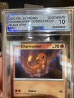 Pokémon SVP Promo Charmander #47 Cosmos Holo Black Star AGS Legendary Perfect 10