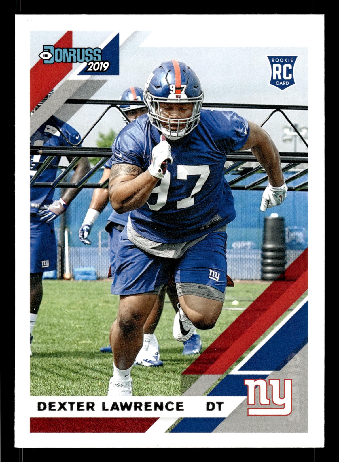 Dexter Lawrence 2019 Donruss #257 New York Giants