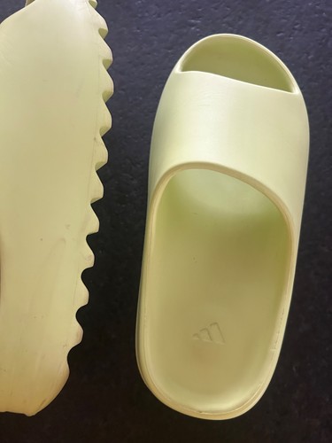Green Glow Yeezy Slides Size 8.5 Men’s USED - Picture 6 of 6