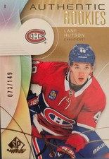 Lane Hutson 2024-25 SP Game Used Edition Gold Rookie #279 (/149) From Upper Deck