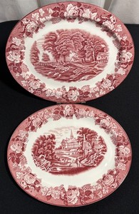 Enoch Woods English Scenery Red | eBay