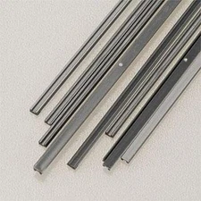 Plastruct (bulk of 10) ABS Channels 1/16 x 10'' (10) - Model Railroad Scratch
