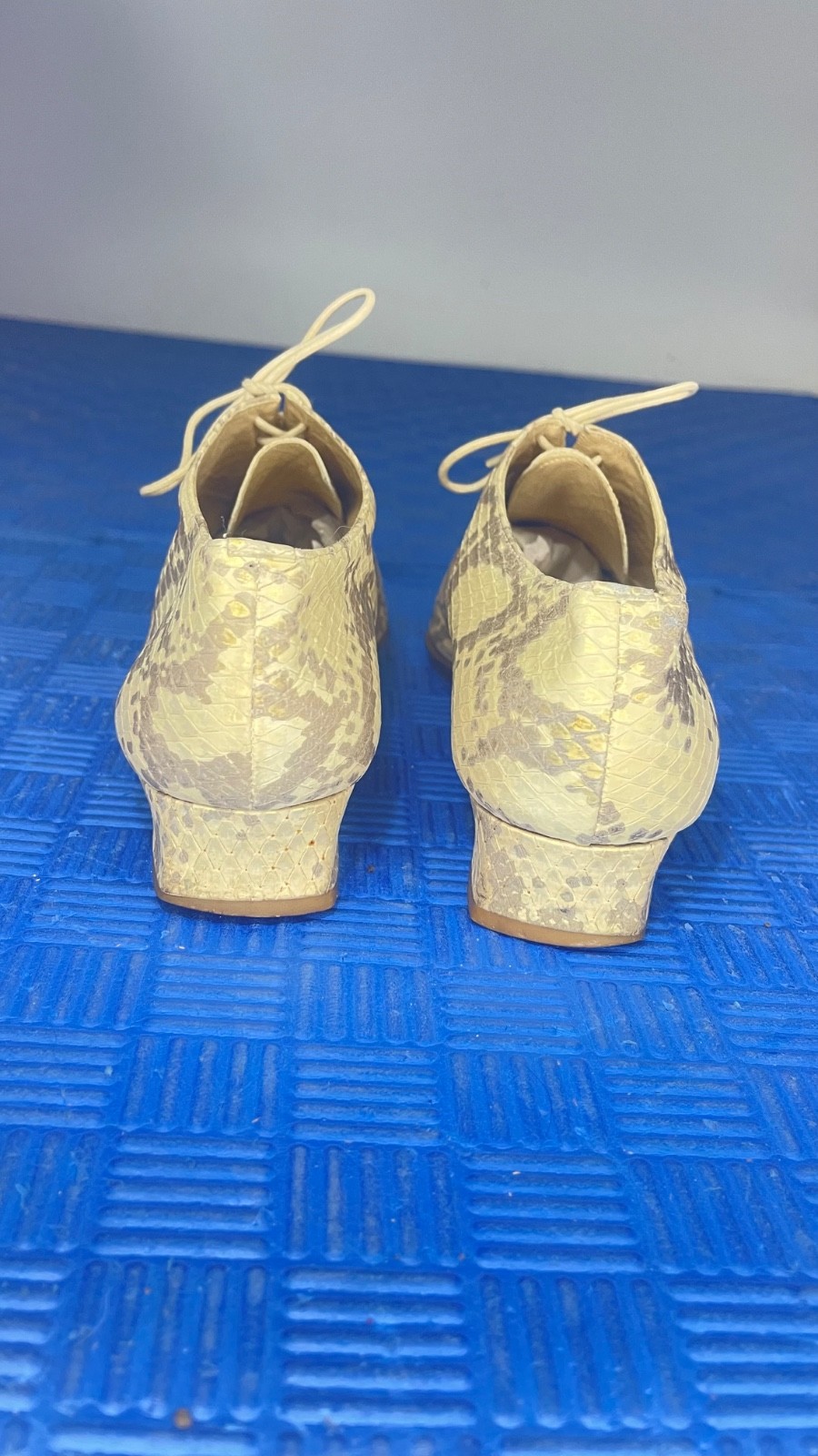 Azzella Firenze Genuine Python Leather Oxfords EU… - image 3