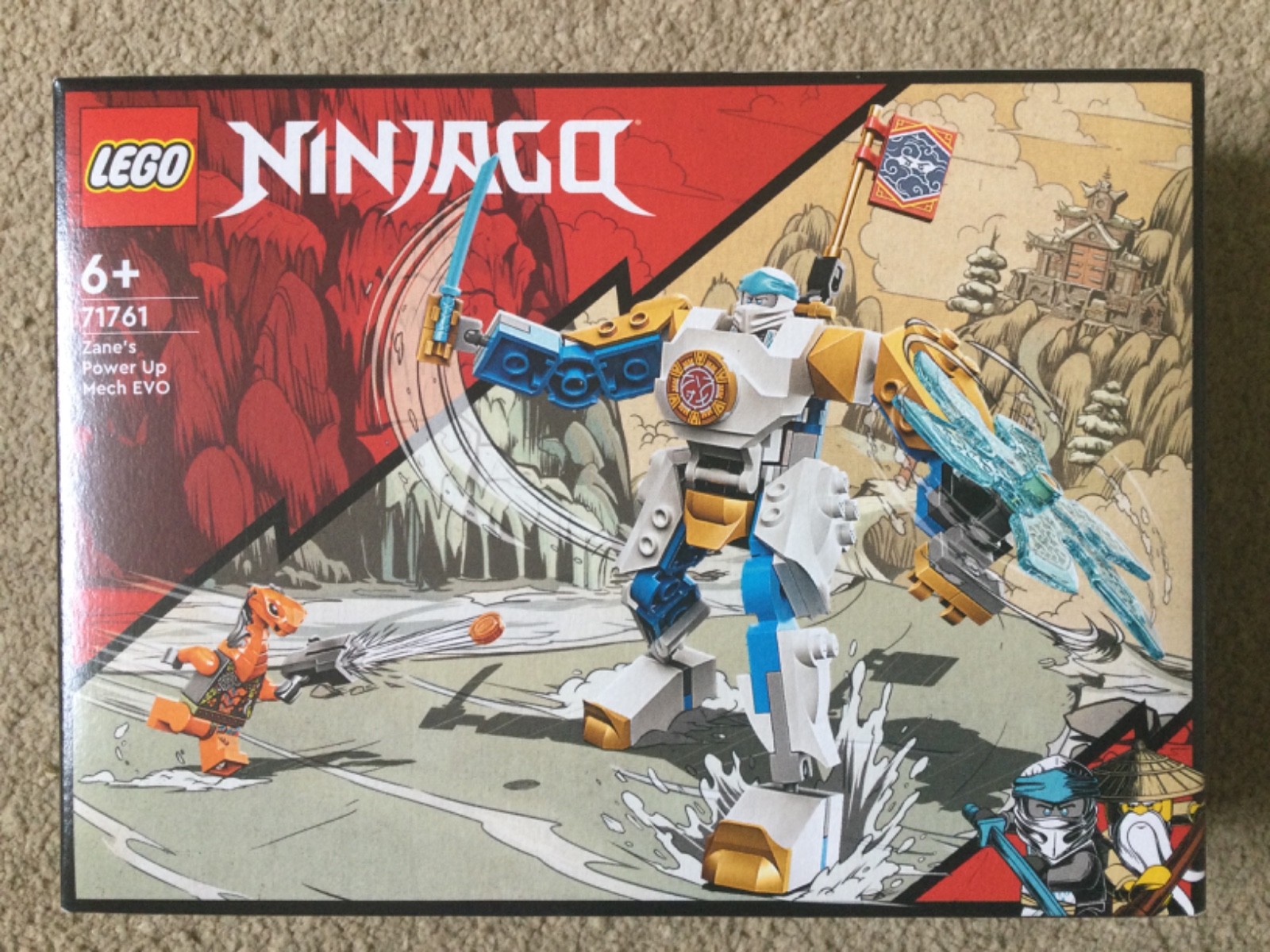 LEGO NINJAGO: Zane’s Power Up Mech Evo (71761) NEW fast dispatch in box