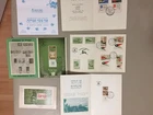 Six Israel fdc with books