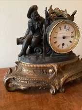Antique French Mantel Sailor Clock Japy Freres 1855 Grande