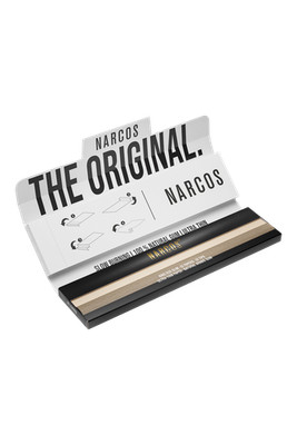 5x NARCOS King Size Slim Brown Edition + Tips Drehpapier Zigarettenpapier Set