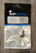 1UP RACING - 1UP80231 - Aluminum Servo Mounting Screws w/4.2mm Neck (Red) 80231