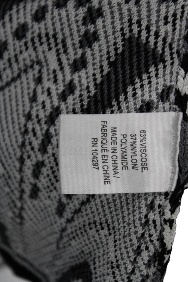 Milly Womens Black Aztec Round Neck Zip Tank Sleeveless Size M - Image 4 of 4