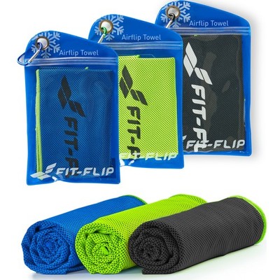 Fit-Flip Kühlhandtuch 3er Set - als cooling towel und mikrofaser Kühltuch