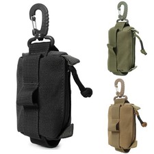 Men Tactical Wallet Molle Pouch EDC Gear Coin Purse Hiking Key Card Holder Bags